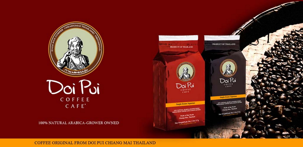 DOI PUI COFFEE  THE BEST ORGANIC COFFEE BEANS - กาแฟดอยปุย